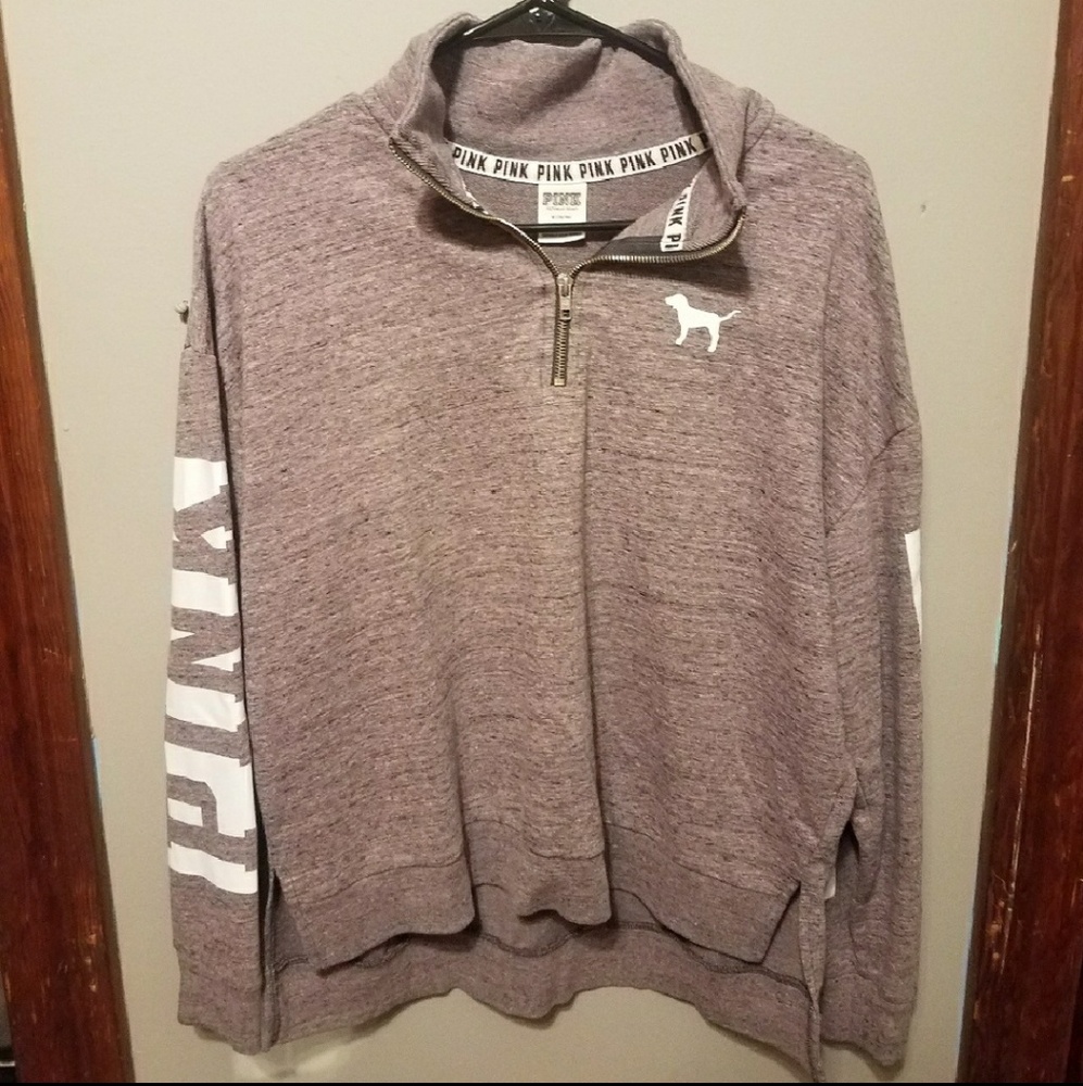 VS Pink 1/4 Zip Jacket